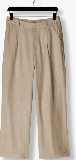GESTUZ pantalon lizagz linen hw pants zand New