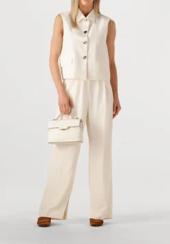 HERSKIND gilet brian vest - gold buttons zand