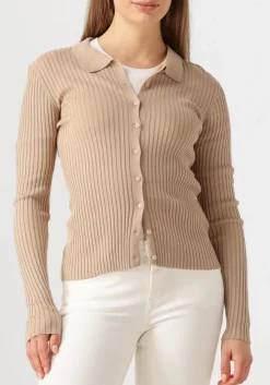 HERSKIND truien/vesten turner knit cardigan zand Online