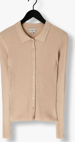 HERSKIND truien/vesten turner knit cardigan zand Online