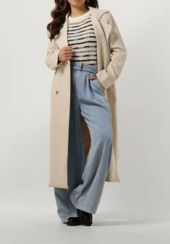 NOTRE-V trenchcoats nv-daron belted coat zand Hot