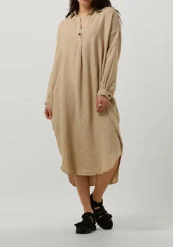 PENN & INK midi jurk s23z556ltd zand Sale