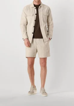 PROFUOMO overshirts overshirt cotton linen zand Best