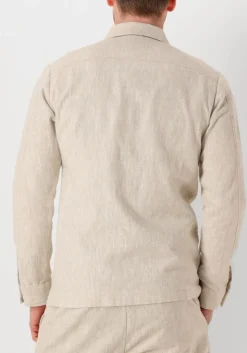 PROFUOMO overshirts overshirt cotton linen zand Best