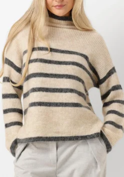 SECOND FEMALE trui ovalis knit t-neck zand Online