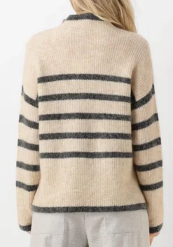 SECOND FEMALE trui ovalis knit t-neck zand Online