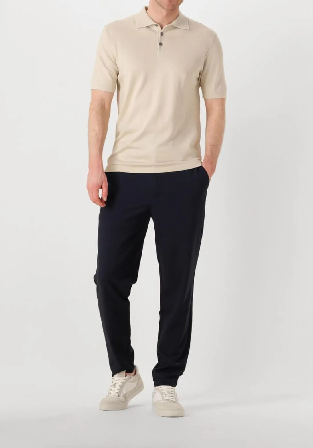 THE GOODPEOPLE polo plan zand Hot