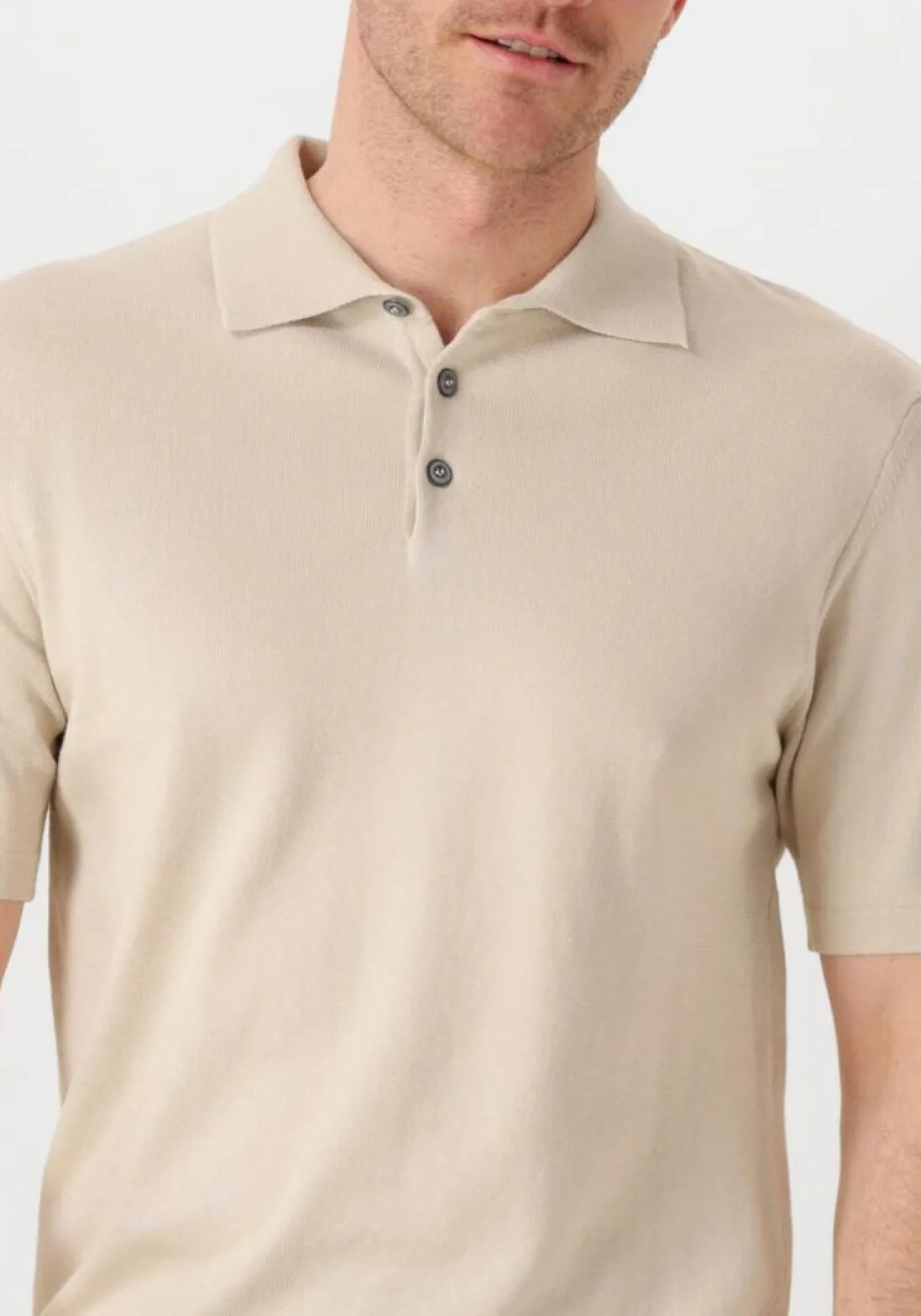 THE GOODPEOPLE polo plan zand Hot