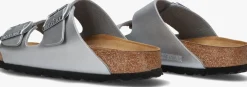 BIRKENSTOCK en slippers arizona dames zilver Sale
