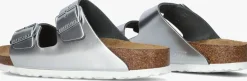 BIRKENSTOCK en slippers arizona met shine zilver Clearance