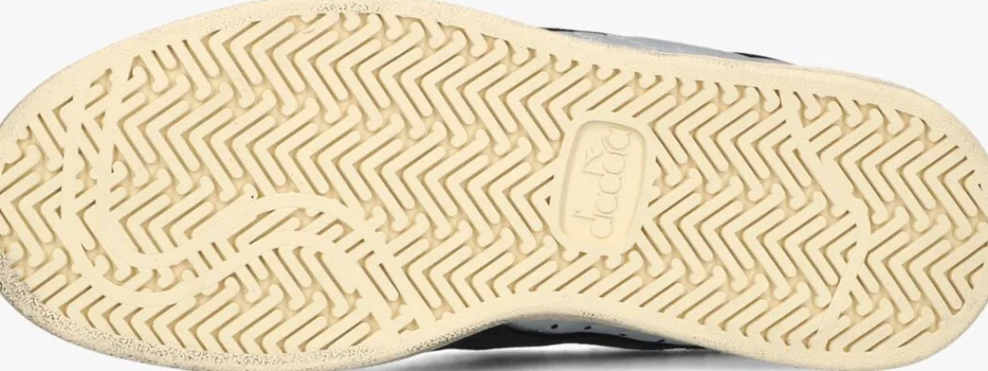 DIADORA HERITAGE en lage sneakers prestige metal used zilver Hot