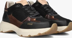 FRED DE LA BRETONIERE en lage sneakers mariola luna zilver New