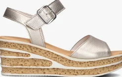 GABOR en sandalen met hak 651 zilver Best