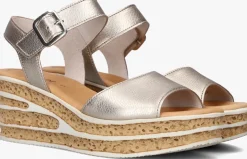 GABOR en sandalen met hak 651 zilver Best
