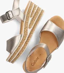 GABOR en sandalen met hak 651 zilver Best