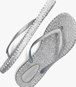 ILSE JACOBSEN en teenslippers cheerful01 zilver Clearance