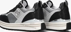 LIU JO en lage sneakers maxi wonder 73 zilver Outlet