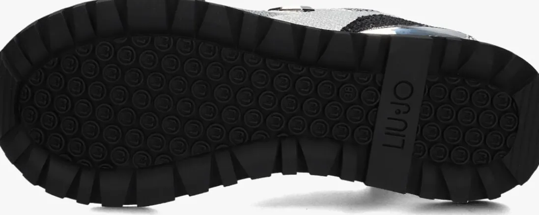LIU JO en lage sneakers maxi wonder 73 zilver Outlet
