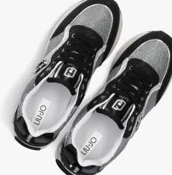 LIU JO en lage sneakers maxi wonder 73 zilver Outlet