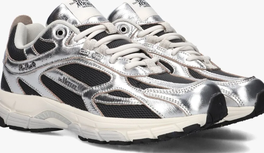 MERCER AMSTERDAM en lage sneakers the re-run pineapple 2.0 zilver Clearance
