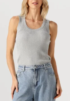 MOS MOSH en top mmrelena imanja knit tank top zilver Online