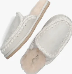 MOU en pantoffels slipper full eskimo stitch zilver Sale