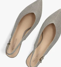 PETER KAISER en slingbacks 79643te zilver Hot