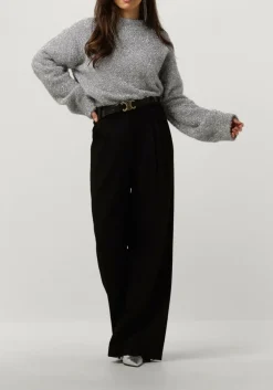 SECOND FEMALE en trui lamilla knit o-neck zilver Online