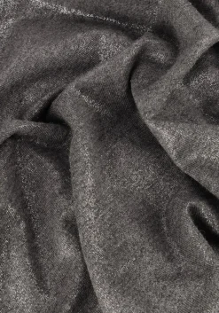 SUMMUM en top rond neck top metallic coated jersey zilver Outlet