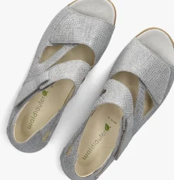 WALDLAUFER en platte sandalen heliett zilver Clearance