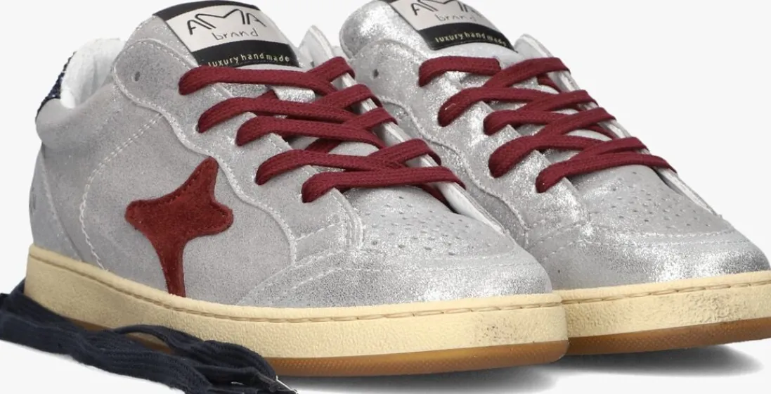 AMA BRAND DELUXE lage sneakers sun zilverkleurig Hot