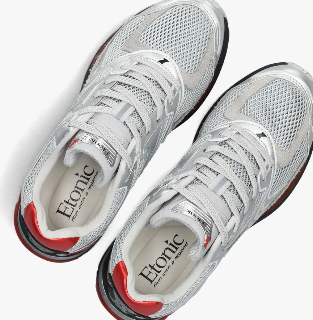 ETONIC lage sneakers evolution jupiter zilverkleurig Outlet