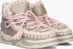 MOU snowboots trainer 02 scoubidoo lace zilverkleurig Sale