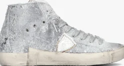 PHILIPPE MODEL hoge sneakers prsx high woman zilverkleurig Hot
