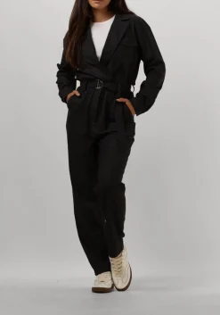 AAIKO e jumpsuit jessie pinstripe vis 548 zwart