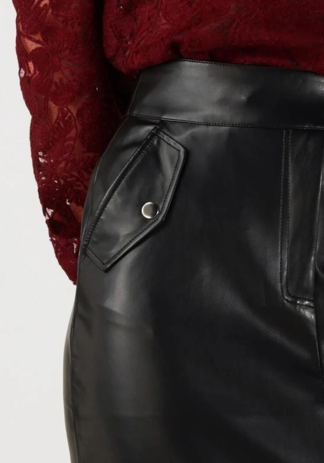 AAIKO e midirok vicky pu 766 zwart Hot