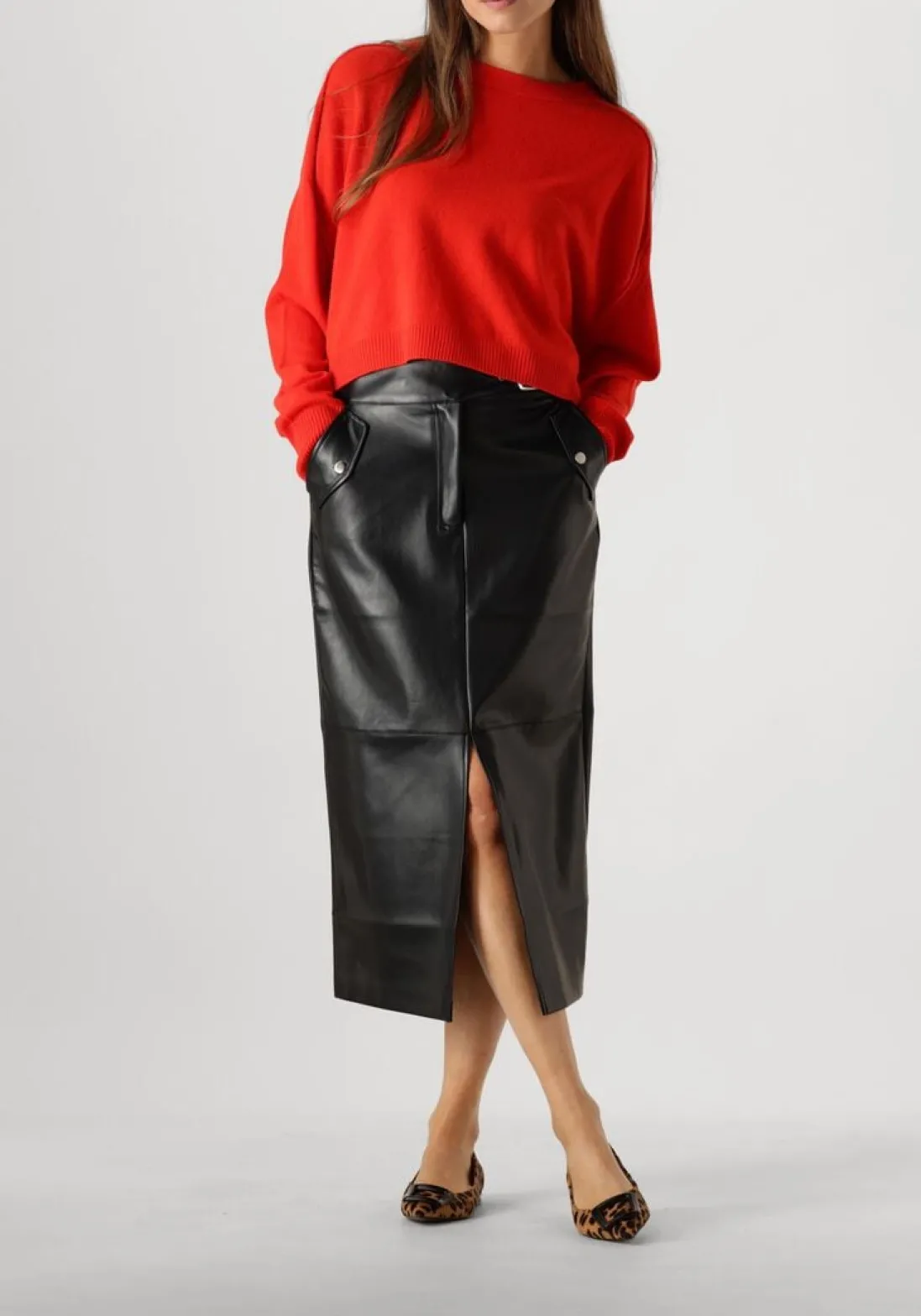 AAIKO e midirok vicky pu 766 zwart Hot