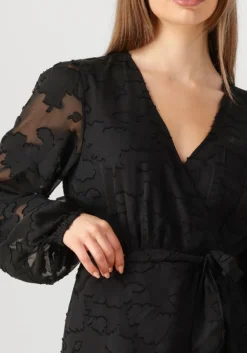 AAIKO e mini jurk eloise chiffon flower pes 509 zwart Hot