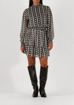 AAIKO e mini jurk gabry ikat dot vis 515 zwart Best