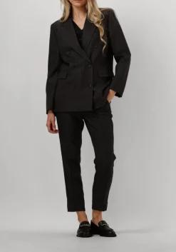 AAIKO e pantalon parene pinstripe vis 548 zwart New