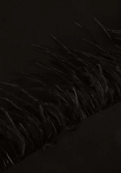 ACCESS e mini jurk long sleeve mini dress with feat zwart New