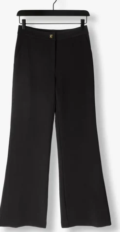 ACCESS e pantalon flare pants with metallic stud d zwart New