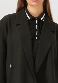 ALIX THE LABEL e blazer ladies woven double breasted blazer zwart Discount