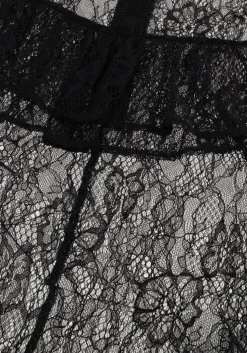 ALIX THE LABEL e blouses ruffle lace top zwart Best
