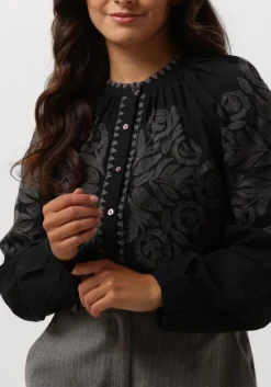 ANTIK BATIK e blouses eglantine blouse zwart Outlet