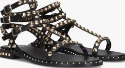 ASH e platte sandalen play zwart Outlet