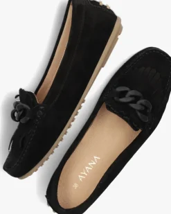 AYANA e mocassins 24-1248 zwart Clearance