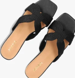 AYANA e slippers 0677-1 zwart Clearance