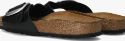 BIRKENSTOCK e slippers madrid big buckle dames zwart Hot