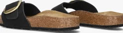 BIRKENSTOCK e slippers madrid big buckle zwart New